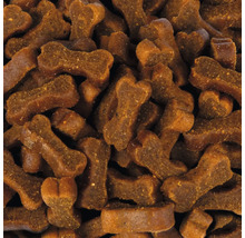 Nahaufnahme von Hundefutter in Knochenform