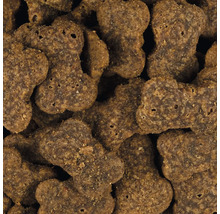 Hundefutter in Knochenform, Nahaufnahme