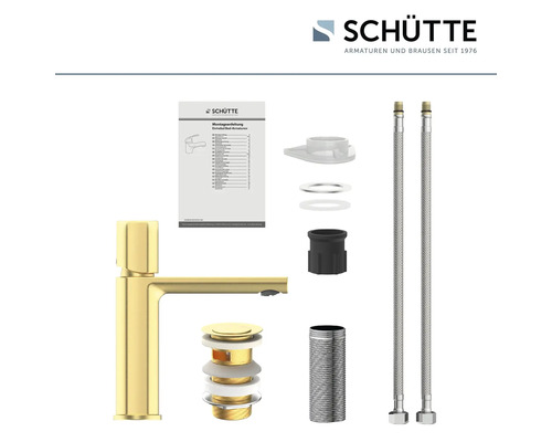 Schütte Waschtischarmatur inklusive Montagezubehör und Bedienungsanleitung