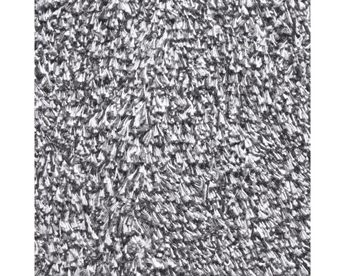 Detailansicht eines Teppichs mit hochflorigem Flor