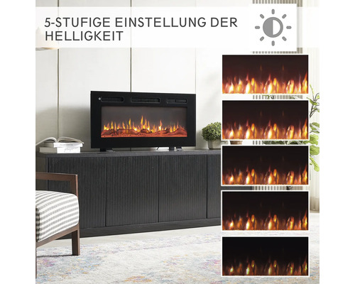 Dekokamin mit fünfstufiger Helligkeitseinstellung auf einem Schrank