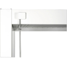 Detailansicht einer Pergola mit Kurbelantrieb