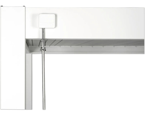 Detailansicht einer Pergola mit Kurbelantrieb