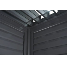 Lamellenwand Mirador Classic, Deluxe Plus 400 123 x 235 cm anthrazit
