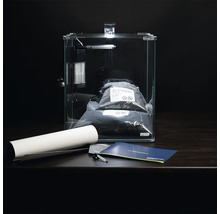 Aquarium DENNERLE Nano Cube Complete, 30 L, LED Beleuchtung Chihiros C 251 inkl. Innenfilter, Abdeckscheibe, Sicherheitsunterlage, Scaper‘s Back Rückwandfolie, Einsteigerbroschüre , Nährboden, Kies und Thermometer-thumb-2 Aquarium DENNERLE Nano Cube Complete, 30 L, LED Beleuchtung Chihiros C 251 inkl. Innenfilter, Abdeckscheibe, Sicherheitsunterlage, Scaper‘s Back Rückwandfolie, Einsteigerbroschüre , Nährboden, Kies und Thermometer-thumb-2