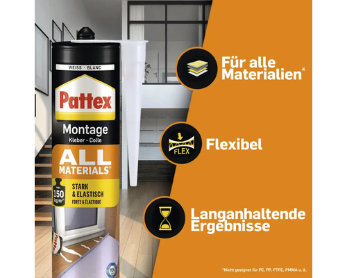 Pattex Montagekleber All Materials 450 g | HORNBACH