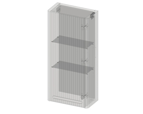 Badezimmerschrank mit zwei Regalböden