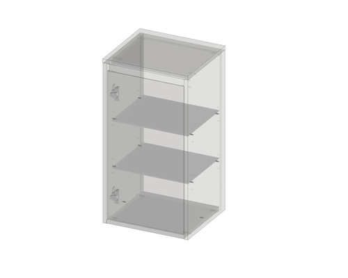 Hängeschrank mit drei Einlegeböden