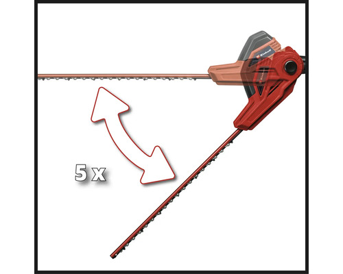 Einhell Heckenschere mit fünf verschiedenen Einstellungen
