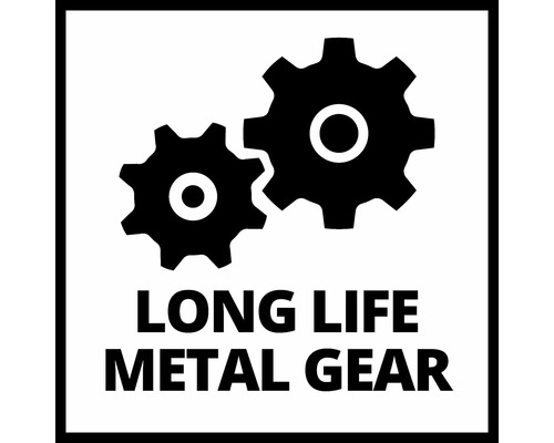 Symbol für lange Lebensdauer des Metallgetriebes