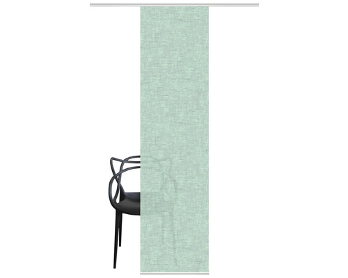 Dekoschalschiebevorhang mit Muster und Stuhl