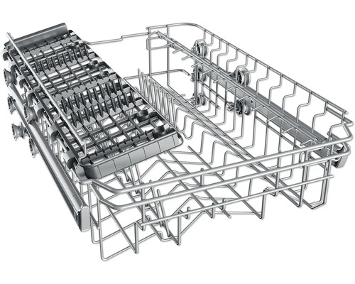 Geschirrspülerkorb aus Metall mit Fächern zur Aufnahme von Geschirr