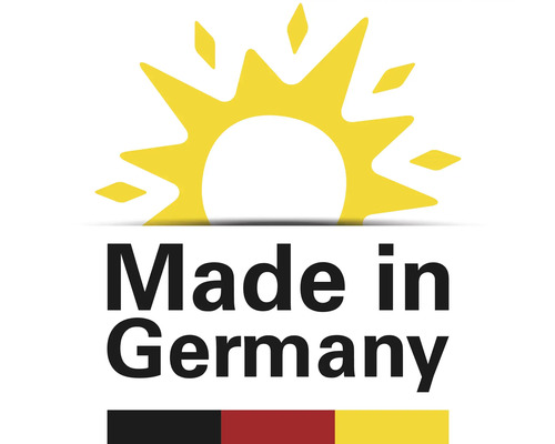 Hergestellt in Deutschland Qualitätssiegel