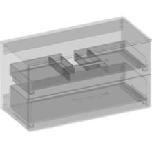 Waschbeckenunterschrank mit zwei Schubladen