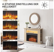 Elektrisches Kaminfeuer Balderia Ruby eiche hell 2000 Watt