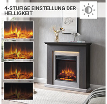 Elektrische Kaminfeuer Balderia Pandora eiche dunkel 2000 Watt
