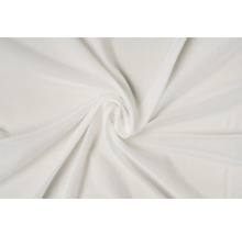 Weißer Stoff mit Falten