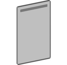 LED Badspiegel Devo Sonus 2.0 Black 55.5x94 cm SO2-LU55x94-L09