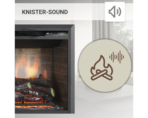 Knister-Sound eines Elektrokamins
