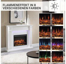 Dekokamin mit Flammeneffekt und acht verschiedenen Farben