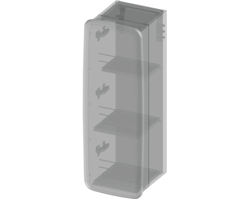 Badezimmerschrank mit drei Regalen