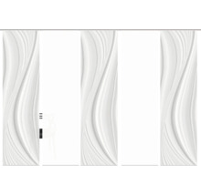 Schiebegardine mit Wellenmuster für Fensterdekoration