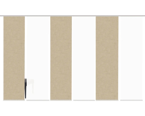 Flächenvorhang mit Textiloptik