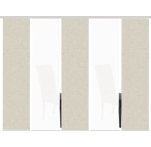 Schiebegardine aus Stoff mit geradlinigem Design