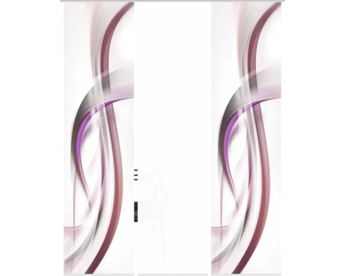 Schiebetür mit abstraktem Muster