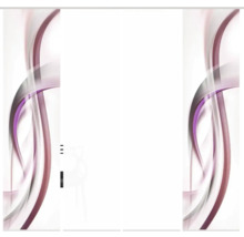 Schiebegardine mit abstraktem Muster