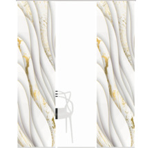 Tapetendesign mit gewellten Linien und Marmorierung