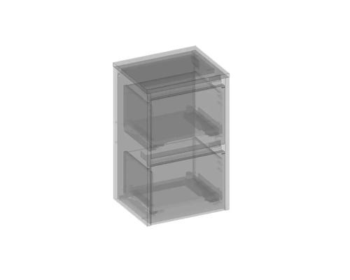 Schrank mit zwei Schubladen