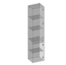 Hochschrank mit fünf Regalböden
