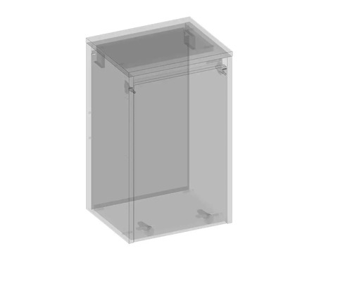 Schrank mit rechteckiger Form