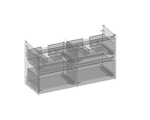 Waschtischunterschrank mit Schubladen