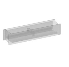 Wandregal für Spiegel Devo Etna 2.0 BxHxT 45x9x11 cm schwarz ET2-PRZ45-L09