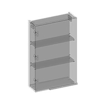 Spiegelschrank Devo Etna 2.0 links BxHxT 47.5x70x16 cm dust grey