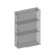 Spiegelschrank Devo Etna 2.0 links BxHxT 45x70x16 cm dust grey