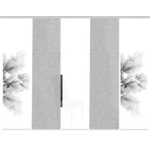 Schiebegardine mit Blumenmotiv für Fensterdekoration