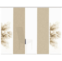 Schiebegardine mit Blumenmuster