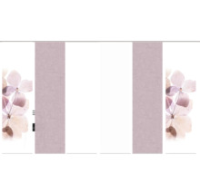 Schiebegardine mit Blumenmuster