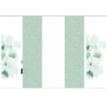 Schiebevorhang mit Blumenmuster