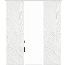 Schiebetür mit abstraktem Muster für den Innenausbau