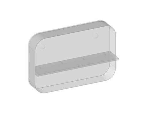 Wandregal zur Badezimmeraufbewahrung