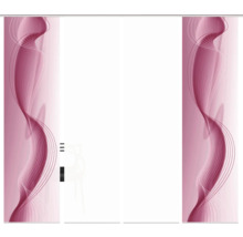 Schiebegardine mit abstraktem Design