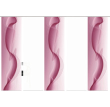 Schiebegardine mit abstraktem Muster für Fensterdekoration