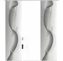 Schiebegardine mit abstraktem Muster