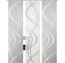 Schiebevorhang mit geschwungenem Muster für Fensterdekoration