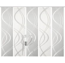 Flächenvorhang mit Wellenmuster für Fensterdekoration