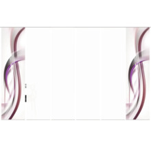 Schiebegardine mit abstraktem Muster